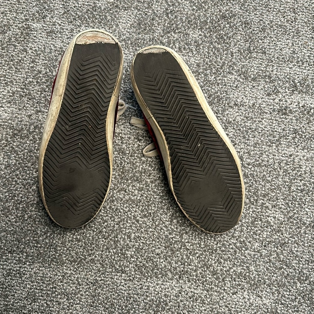 Golden Goose Super-Star distressed leather-trimmed velvet sneakers - Picture 9 of 9